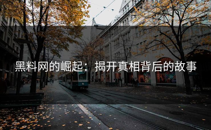 黑料网的崛起:揭开真相背后的故事